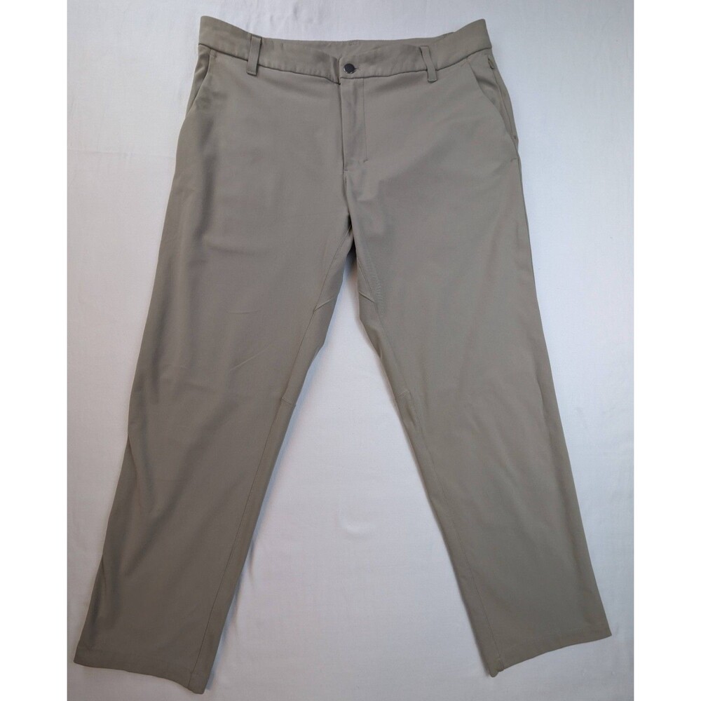 Lululemon Commission Pant Classic Fit Warpstreme Pants 36/29 Rover Gray Sage